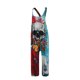 thumbnail image 2 of VISgogo Mono de Halloween para Mujer, Estampado de Flores y Esqueleto Cuello en U de Una Pieza, S/ M/ L/ XL/ XXL VISgogo moda, 2 of 8