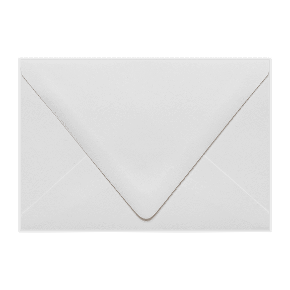 LUXPaper A4 Contour Flap Invitation Envelopes, 4 1/4 x 6 1/4, 80 lb. White, 500 Pack