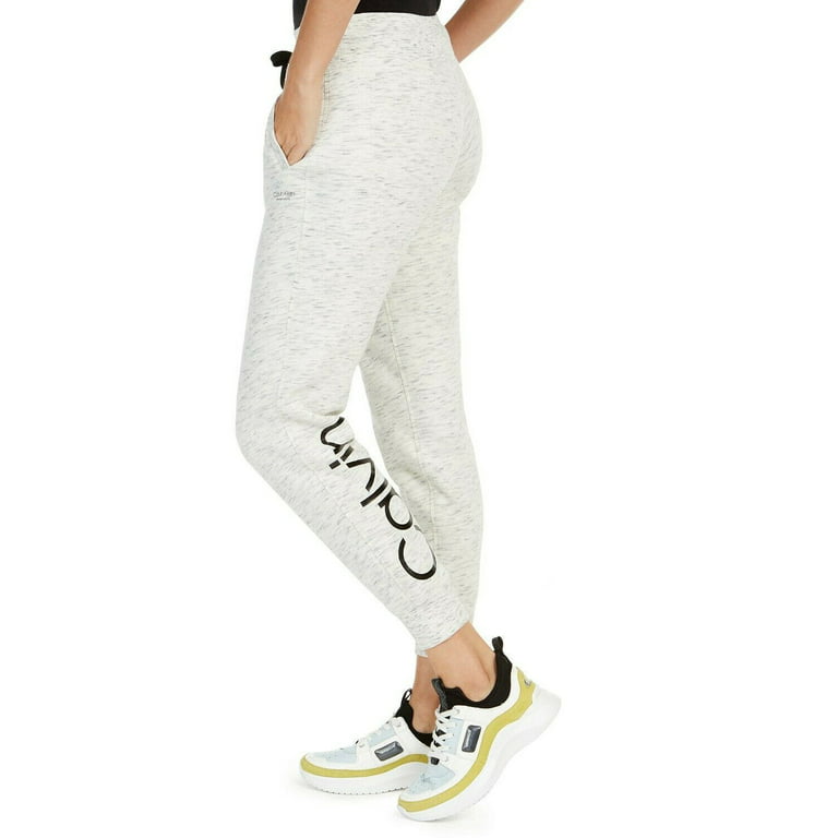 Klein Calvin Logo Jogger Fleece Large Performance Pants, Size