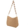 thumbnail image 2 of Phlegsive 2023 Women's Straw Beach Bag Crossbody Handbag Khaki, 2 of 5