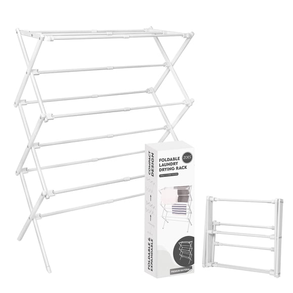 Tendedero de ropa ZOES HOMEWARE 2024 Enhanced White