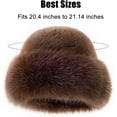 thumbnail image 6 of Womens Winter Faux Fur Bucket Hat, Fur Hat For Women & Warm Faux Mink Plush Design, Fluffy Fisherman Fuzzy Bucket Hat for Cold Weather Protection, 6 of 12