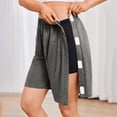 thumbnail image 2 of Tear Away Shorts Athletic Shorts Post Knee Surgery Recovery Hip Replacement Pants with Pockets, L, 2 of 7