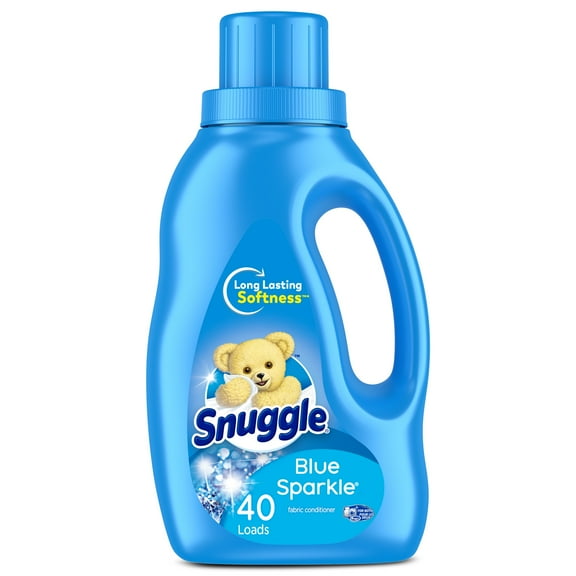 Snuggle Fabric Softener Liquid, Blue Sparkle, 32 Ounce, 40 Loads