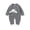 Grey, variant on Hwmodou Boys Jumpsuits Knit Baby Knitted Sweater Romper Bodysuit Solid Long Sleeve Jumpsuit Cute Outfit Fall Winter Pocket Jumpsuit,0-3M
