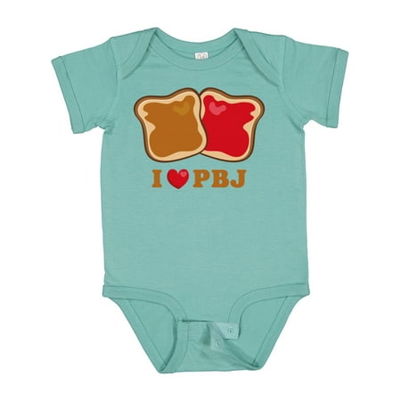 

Inktastic I Love PBJ 2 Gift Baby Boy or Baby Girl Bodysuit