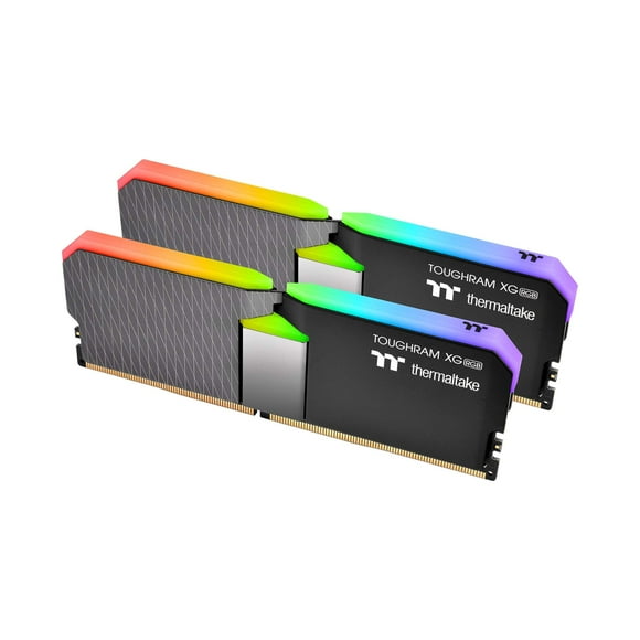 Thermaltake TOUGHRAM XG RGB DDR4 4400MHz 16GB (8GB x 2) 16.8 Million Color RGB Alexa/Razer Chroma/5V Motherboard Syncable RGB Memory R016D408GX2-4400C19A
