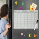 thumbnail image 1 of Calendario magnético de pizarra blanca para pared | Pegatina autoadhesiva para planificación de horarios | Organizador mensual de PVC | Resistente a manchas | Reutilizable | 28x21 cm negro | 1 pieza, 1 of 6