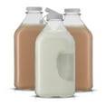 thumbnail image 2 of Brightware Glass Milk Bottles – 63 oz – Set of 3, 2 of 10