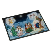 Carolines Treasures PJH3005MAT Nativity Born in Bethlehem Doormat 18x27 27"L x 18"W multicolor