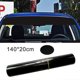thumbnail image 3 of Black Automotive Windshield Sunshade Sticker Adhesives Strip Film 140x20cm, 3 of 4