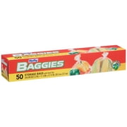 Hefty Storage Baggies, Gallon, 50 Ct