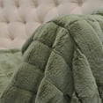 thumbnail image 6 of Home Soft Things Super Soft Decorative Throw Blanket - Olive - 50" x 60", 6 of 8