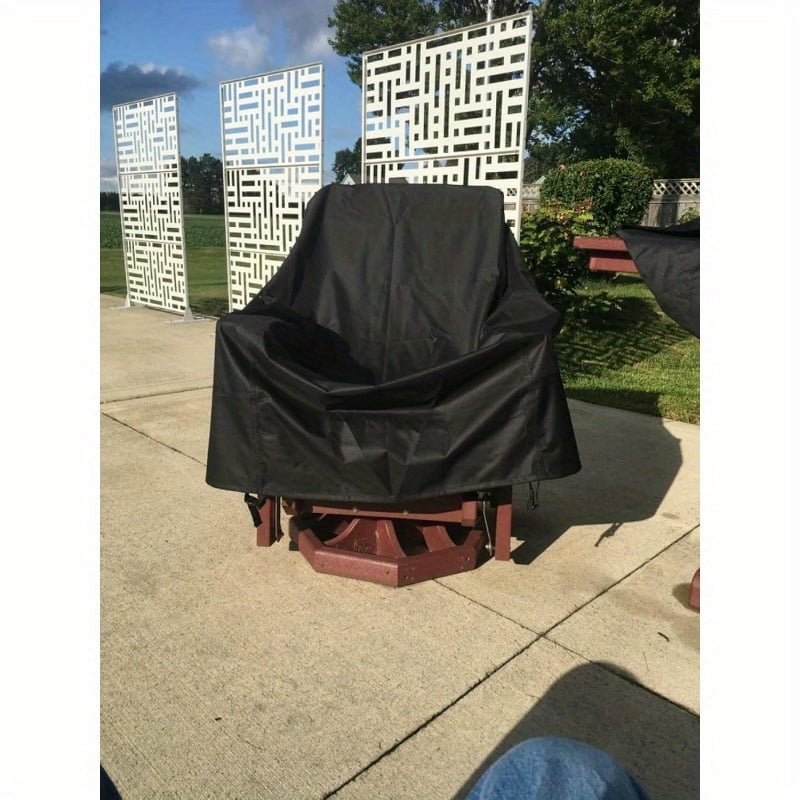 2pcs Outdoor Swivel Lounge Chair Cover, Lawn Patio Chairs, Waterproof Heavy Duty Patio Rocking Chair Covers for Outdoor Furniture,