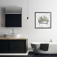 thumbnail image 4 of Stupell Industries French Country Leaf Patterned Bath Black Framed Giclee Art, 24 x 24, by Nan, 4 of 8