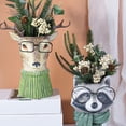 thumbnail image 7 of SUYOLL Unique Animal Resin Flower Vases Sturdy Weatherproof Decorative Planters For Home Garden Tabletop Shelf Display Rustic Farmhouse Ornament, 7 of 7