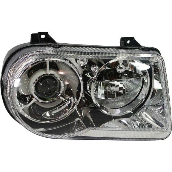 Headlight Compatible With 2005-2010 Chrysler 300 Right Passenger Halogen With bulb(s)