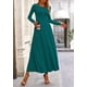 thumbnail image 4 of Vestido PRETTYGARDEN Conjunto de Top Corto de Punto Acanalado y Falda Maxi para Mujer XL, 4 of 7