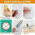 thumbnail image 3 of XIBUFE Adhesive Furniture Wall Anchors No Drill (10 Pairs), Anti-Tip Furniture Straps, 3 of 4