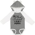 thumbnail image 3 of Inktastic My Best Friend is My Poppy with Hearts Boys or Girls Long Sleeve Baby Bodysuit, 3 of 5