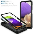 thumbnail image 4 of Galaxy A52 5G Case, Slim Heavy Duty Rugged Hybird Shockproof Anti-Slip Magnetic Ring Stand Slide Len Protective Cover, 4 of 11