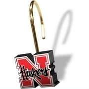 University of Nebraska Decorative Bath Collection - 12pc Shower Hooks