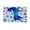 blue B, variant on Christmas Snowflake Wall Sticker Removable PVC Christmas Window Sticker 20x30cm