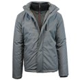 thumbnail image 2 of Mens Heavyweight Hooded Parka Jacket With Stripe Trim, 2 of 5
