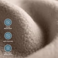 thumbnail image 5 of Bare Home Polar Fleece Bed Blanket - Lightweight - Premium Fleece - Throw, Taupe, 5 of 10