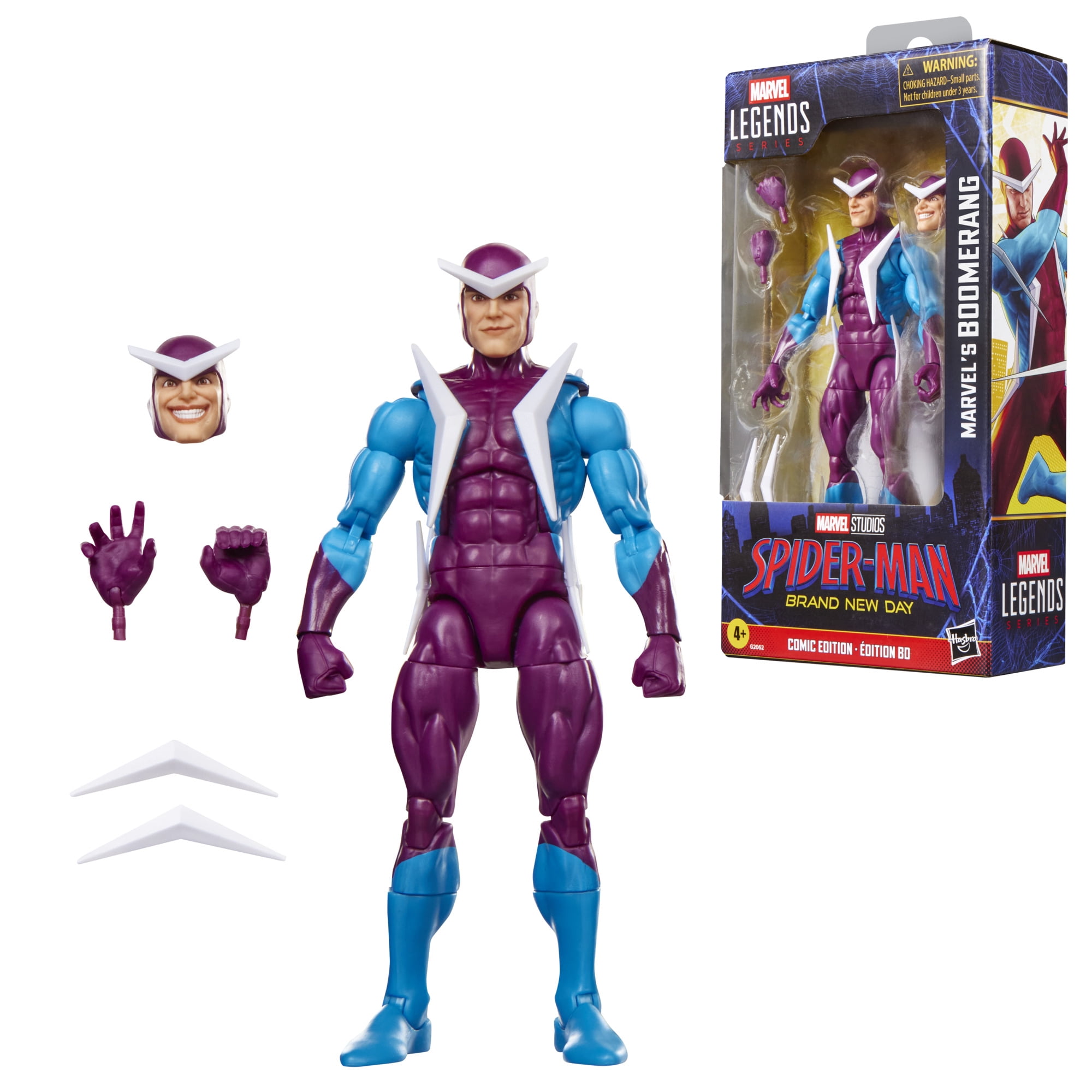 Marvel Legends Series Marvel’s Boomerang, Spider-Man Comics Action Figure
