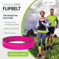 thumbnail image 1 of Cinturón para correr FlipBelt Classic XS, riñonera rosa intenso, 1 of 6