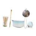 thumbnail image 2 of Juego de 5 piezas para ceremonia de matcha, batidor de matcha, matcha chawan con boquilla y té Azul, 2 of 9