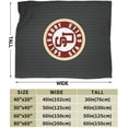 thumbnail image 3 of Salisbury- University Fleece Blanket, Very Soft Microfiber Flannel Blanket for Couch Warm and Cozy for All Seasons, 3 of 6
