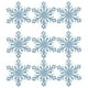 thumbnail image 2 of 30 piezas de copos de nieve, parches de horquilla para el cabello, accesorios de ropa DIY, 2 of 7