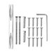 thumbnail image 4 of Manija de puerta ajustable Manija de la puerta Manija de acero inoxidable Ajuste de la puerta Manija de la puerta BB WC PZ Inevent HA025923-01, 4 of 7