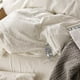 thumbnail image 5 of Nvzi Juego de sábanas, juego de sábanas y fundas de almohada, juego de cama individual, ropa de cama de hotel, decoración del hogar (blanco), 5 of 5