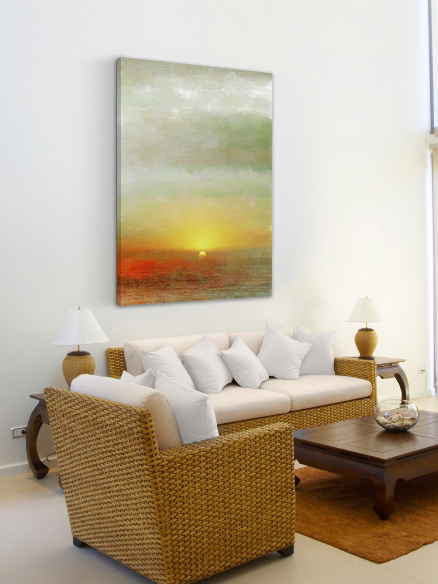 Del Ray by Parvez Taj Painting Print on Wrapped Canvas