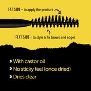 got2b Glued 2-in-1 Brow Gel & Edge Control, Strong Hold Eyebrow & Hair Mascara, 0.54 oz