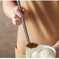 thumbnail image 3 of Soro Essentials- 1/2 oz. Stainless Steel Ladle with Hook Handle One-Piece- Kitchen Ladle Soup Ladle Best Kitchen Accessories for Stirring Portioning and Serving Soups Chili and Stew in Restaurants and, 3 of 5