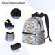 thumbnail image 3 of Easygdp Cute Sloth Mochila Casual para Portátil, Mochila para Escuela, Viajes, Negocios, 3 of 6