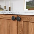 thumbnail image 2 of Amerock Bp53005 Edona 1-1/4" Mushroom Cabinet Knob - Silver, 2 of 7