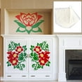 thumbnail image 4 of 20 plantillas de pintura en relieve, juegos decorativos de arte DIY, herramientas reutilizables duraderas para el hogar, álbum de Zulema Plantilla de pintura mural, 4 of 8