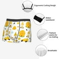 thumbnail image 3 of Yiaed Gnomes Bees Print Men's Soft Cotton Boxer Shorts Breathable Boxers Underwear Moisture-Wicking Underwear Stretch Boxer Briefs for Man-Large, 3 of 5