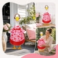 thumbnail image 2 of Aurorax Valentine's Day Porch Goose Outfit 19 inch,Goose Clothes for Cement Goose Porch Goose 23"/17",Pink Retired Lady Christmas Porch Goose Clothing Accessories for Outdoor Lawn Yard, 2 of 6