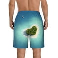 thumbnail image 3 of Naloa Paradise Island Men's Beach Shorts, Surfing shorts, Swim trunks, Quick Dry Swim Trunks for Surfing Beach Fun - XX-Large, 3 of 9