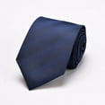 thumbnail image 4 of Men's Necktie,Navy Blue Tie For Men,for Business Weddings Parties Occasions 3.15" (8CM), 4 of 4