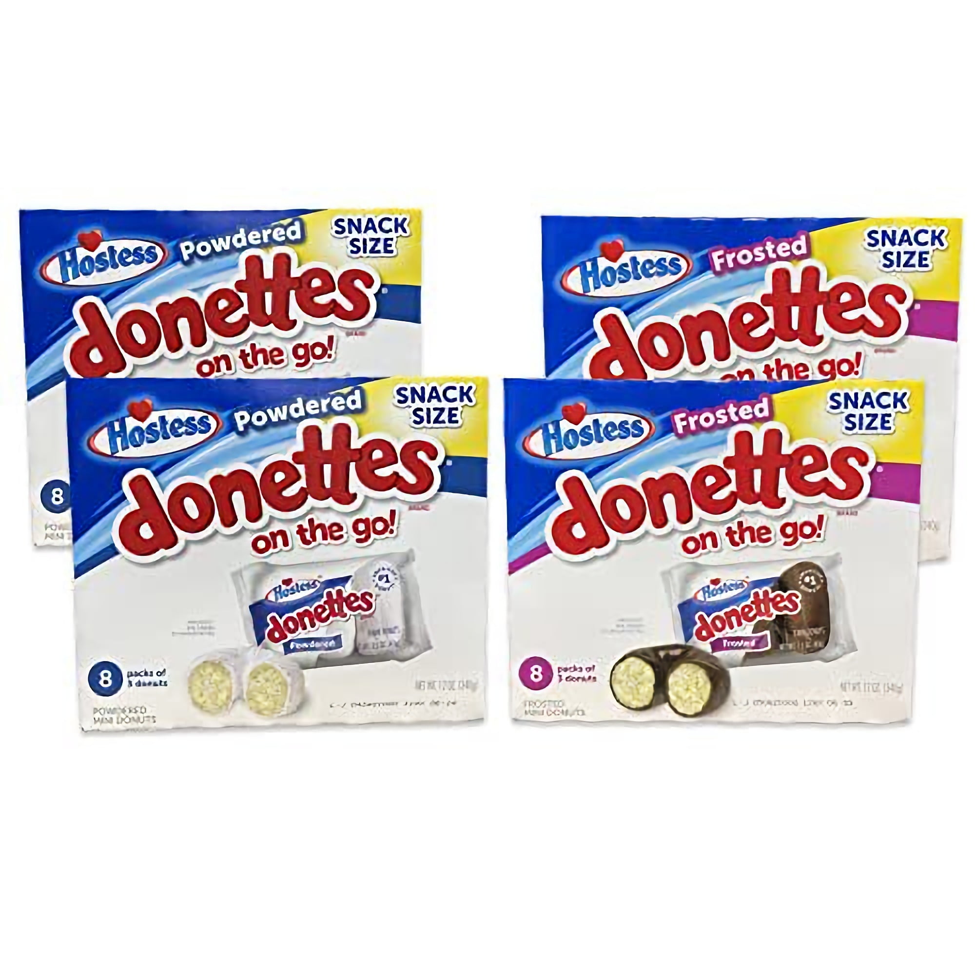 by Hostess 12 Oz Box of 8 Pack of 4 (96 Total Donuts