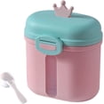 thumbnail image 1 of Caja dosificadora de leche en polvo,Dispensadores de leche en polvo,Caja de leche en polvo para bebés,Dispensador de fórmula para bebés,Contenedor de caja de leche en polvo portátil para bebés pequeñ, 1 of 5