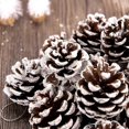 thumbnail image 3 of Piñas de pino naturales ZHAOCHENG 12 piezas decoración de Navidad 4-5 cm, 3 of 5