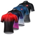 thumbnail image 2 of Men Short Sleeves Cycling Jersey Breathable Moisture-wicking Summer MTB Bicycle, 2 of 8